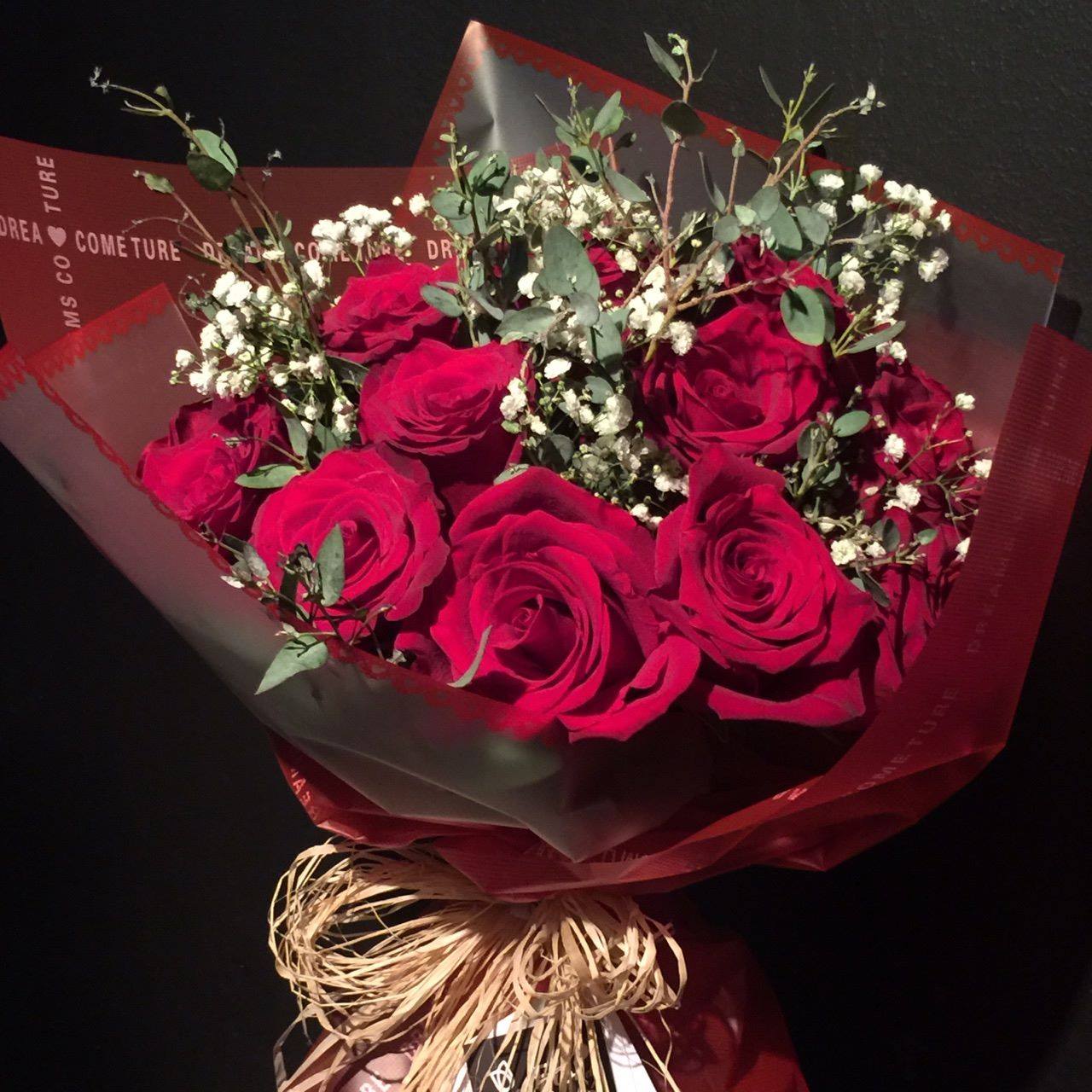Ramo Clásico de 12 Rosas Rojas | Flor de Café 107762604 3204699199591814 3955712133366886086 n