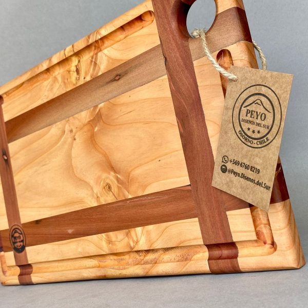 Tabla Asados 33×27 Oregón y Roble Flor de Café