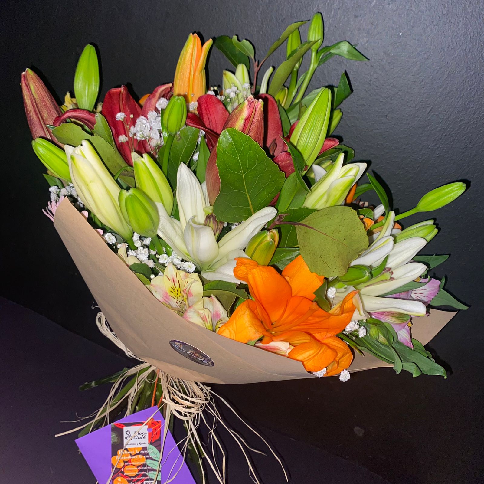 Ramo de Liliums con Mix de Flores Colores Mixtos | Flor de Café WhatsApp Image 2022 11 10 at 4.47.00 PM 1