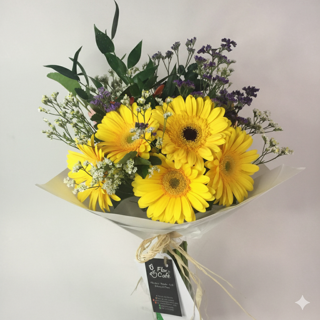 RAMO 10 GERBERAS AMARILLO 21S RAMO10GERBERAAMARILLA