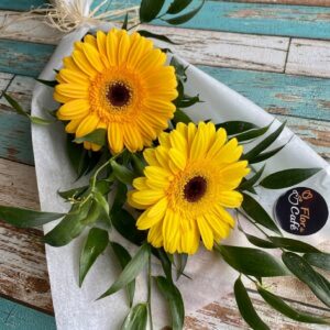 Ramo 2 Gerberas 21S AMARILLO