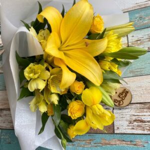 Ramo Flores Mixtas – Tamaño XXS 21S AMARILLO Ramo Flores Mixtas – Tamaño XXS 21S AMARILLO
